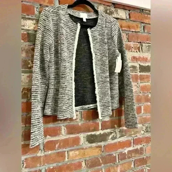 14th & Union‎ Tweed Pleated Jacket Size XS - Picture 2 of 7